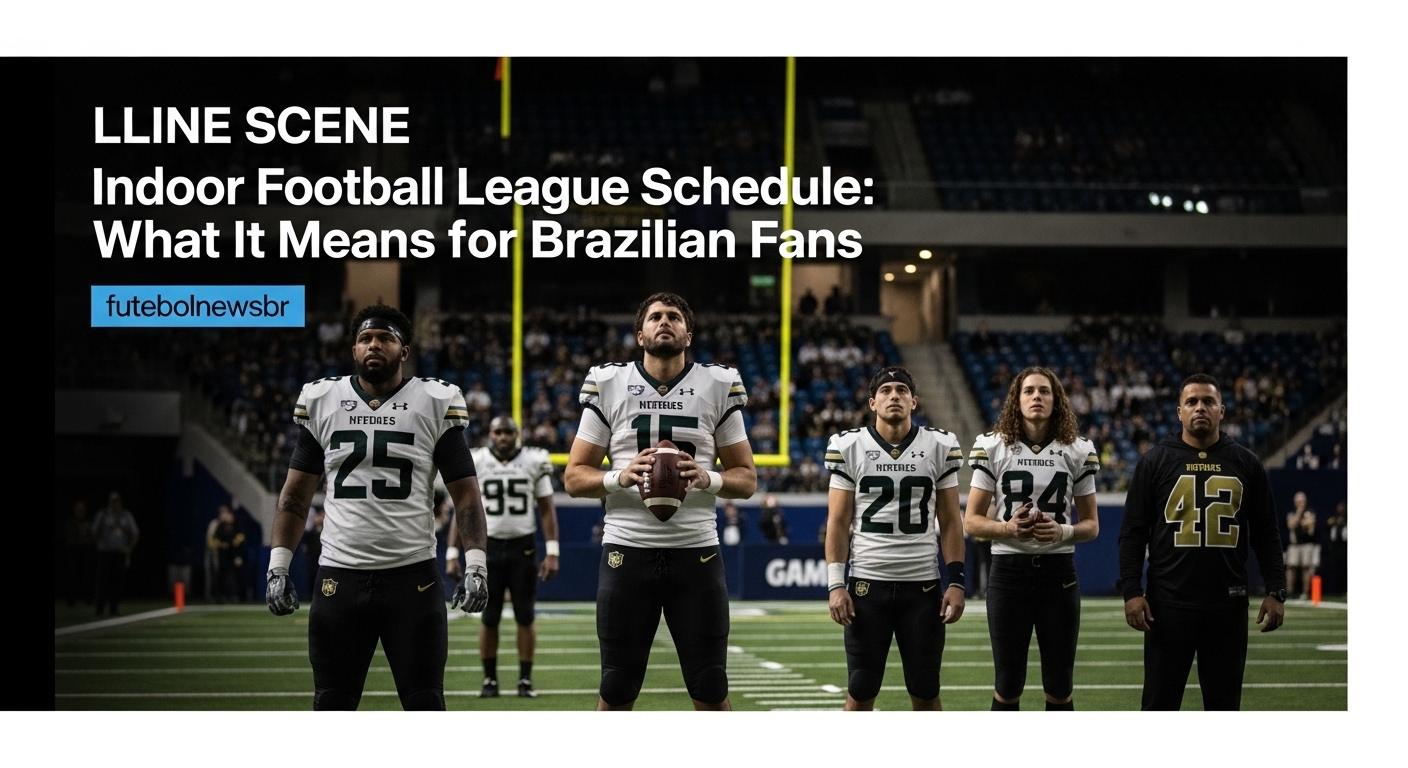 Analyst reviewing the Indoor Football League schedule for Brazilian audience