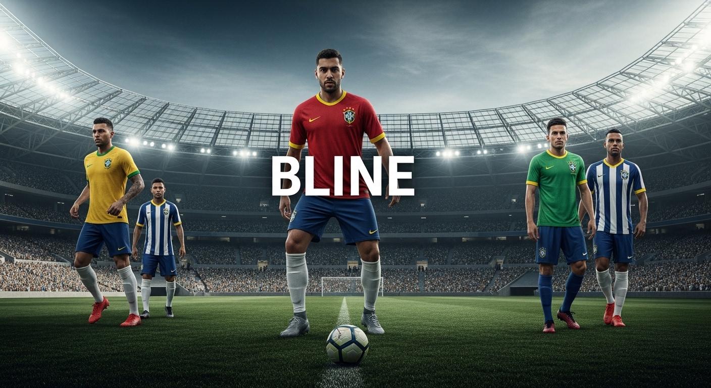 Graphic representation of the Brazilian Football Shirts Icon with yellow-green jersey