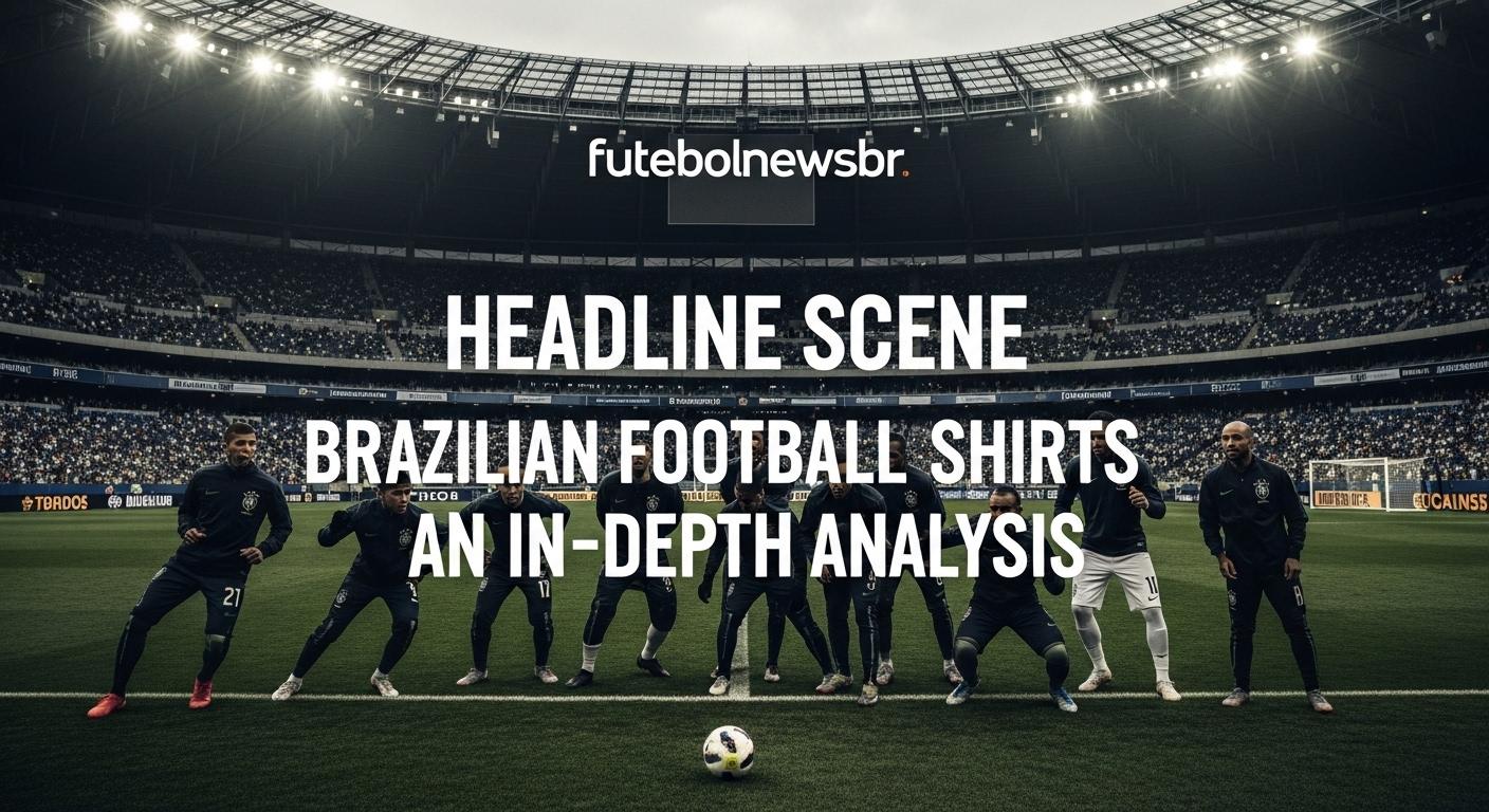 Close-up of Brazil national football team jersey representing the Brazilian Football Shirts Icon concept with a cheering