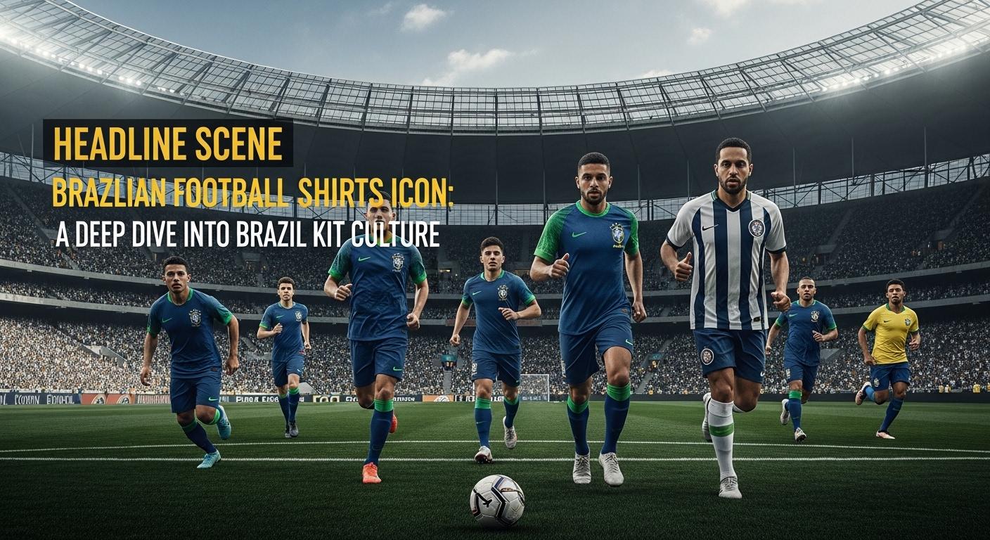 Editorial photo of a Brazilian football jersey representing the Brazilian Football Shirts Icon.