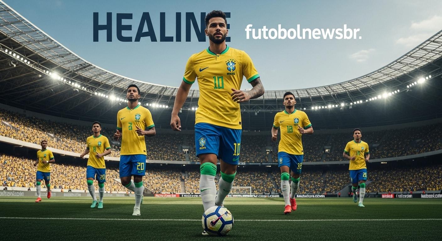 Collage of iconic Brazilian football shirts, yellow and blue, spanning vintage to modern designs