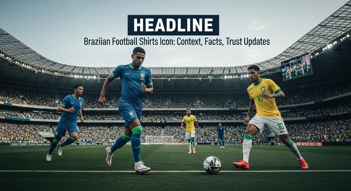 Editorial illustration of a Brazilian football shirt representing the iconic jersey.