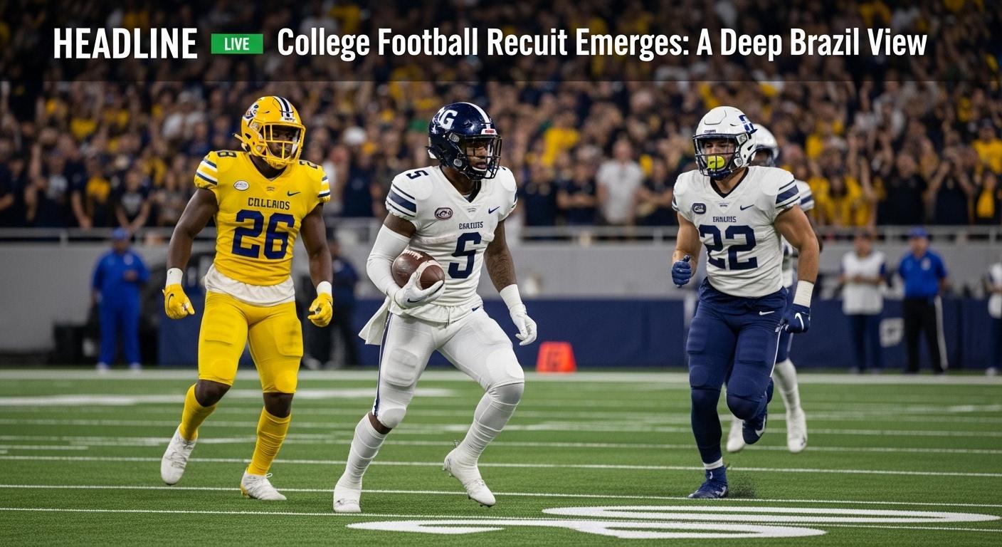 Analytical football recruit profile for a Brazilian audience